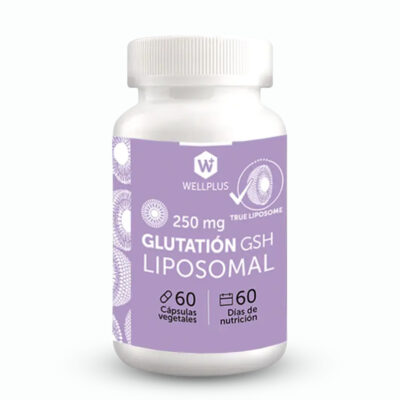 Glutation GSH Liposomal, 60 cápsulas marca Wellplus