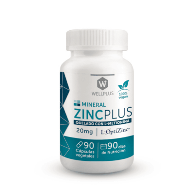 Zinc Plus, 90 cápsulas marca Wellplus